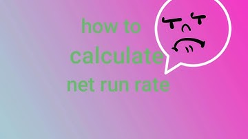 How to calculate net run rate for cricket||NRR||cwc2019,
