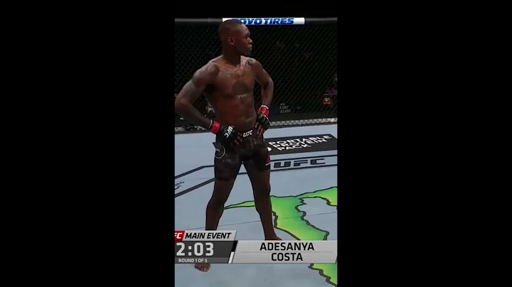 Israel Adesanya Freezing Opponents but not Alex Pereira