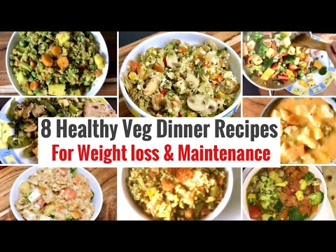 8-healthy-vegetarian-indian-dinner-recipes-|-weight-loss-dinner-ideas-|-high-protein-&-veggies