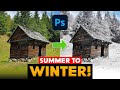 Turn Summer into Winter in Photoshop