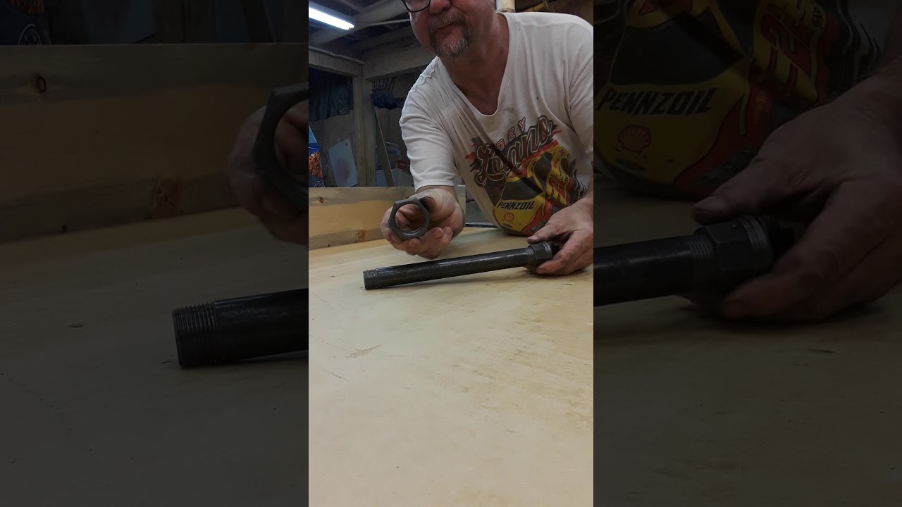 Assembling a 3/4" pipe union