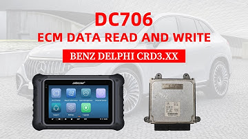 DC706 BENZ DELPHI CRD3 XX ECM DATA READ AND WRITE