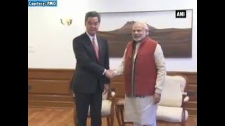 Hong Kong Govt. Chief Executive Meets Pm Modi