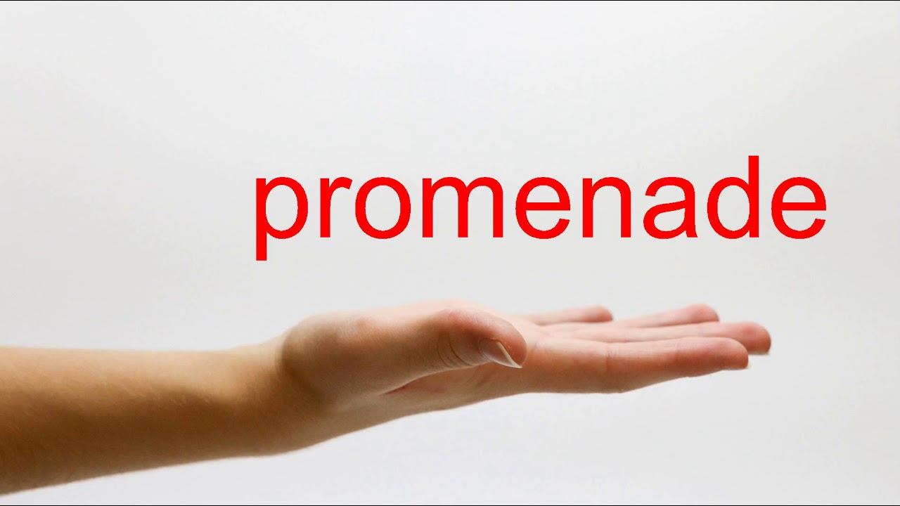 How to Pronounce promenade American English YouTube