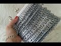 DIY: 1º PARTE ,TUTORIAL DE BOLSO ANILLAS Pop Tab Purse: "ESCAMAS" ,SUBTITULOS