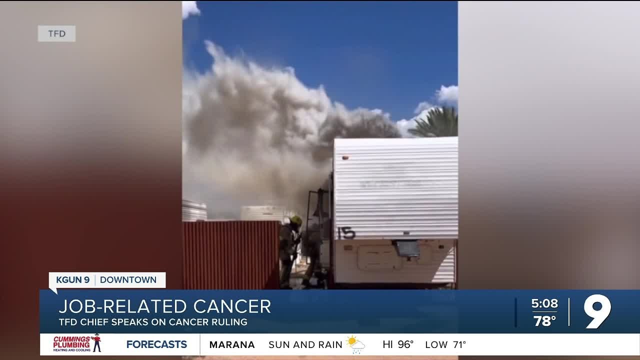 Tucson fire chief hopes cancer claim case sparks awareness, change for future firefighters