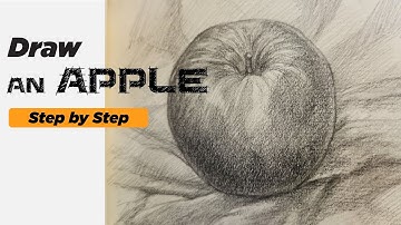 Draw an apple 2| step by step how to use pencil strokes