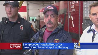 Five Employees Hospitalized After Hazmat Situation In Medway
