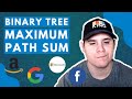 Binary Tree Maximum Path Sum (Animated Walkthrough) (LeetCode)
