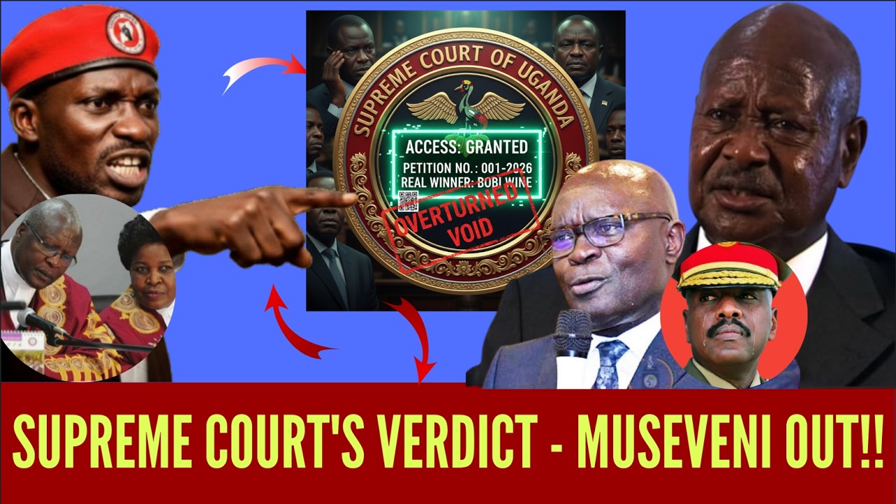 Мусевени бессилен! Шокирующий вердикт Верховного суда Уганды передает власть Боби Вайну — крах Бь...