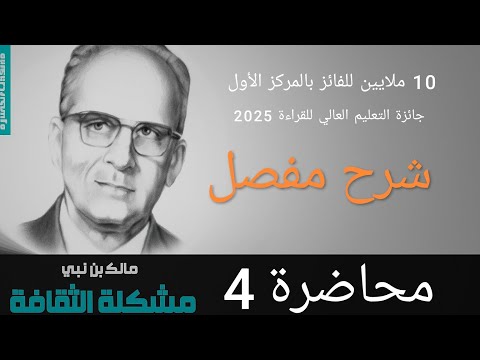 محاضرة4 مقدمة الطبعة الاولى ص18 23 لكتاب مشكلة الثقافة لمالك بن نبي جائزة وزارة التعليم العالي