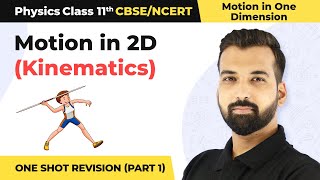 Class 11 Physics Motion in Two Dimension (Kinematics) - One Shot Chapter Revision - Part 1