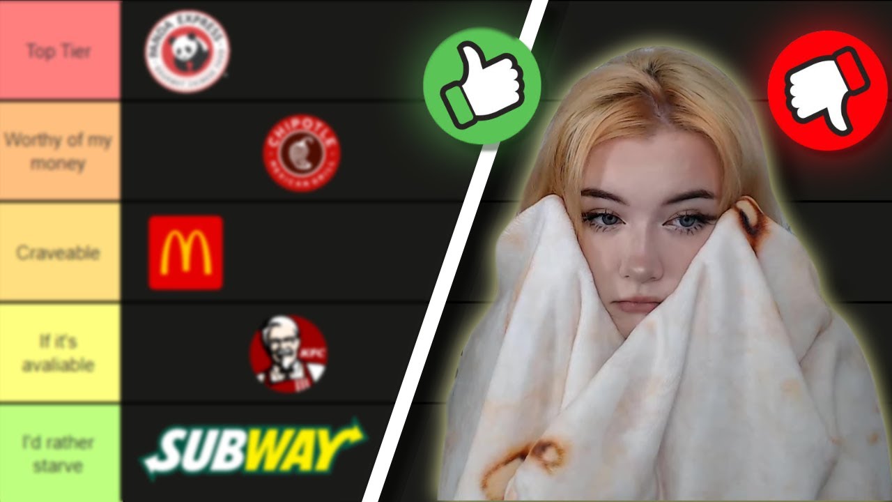 Fast Food Makes Me Sick, But I Made a Tier List