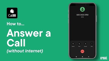 How to Answer a Call (Without Internet) - Urmet CallMe App