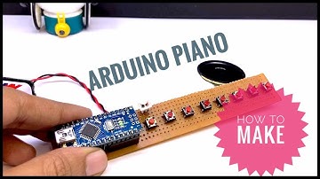 How to make an electronic piano using Arduino