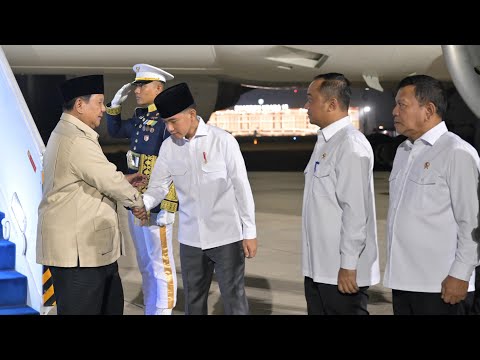 Presiden Prabowo Tiba di Tanah Air Usai Hadiri KTT ke-18 BRICS di India, Jakarta, 14 September 2026