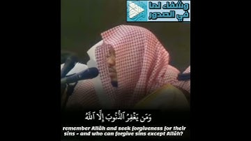 الشيخ ياسر الدوسري ينثر إبداعه في تلاوة لا توصف ( ومن يغفر الذنوب إلا الله) تلاوة تفوق الوصف