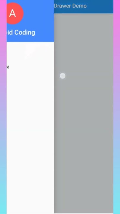 How to Implement Navigation Drawer in Flutter | NavigationDrawer ...