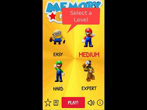 Capa de Power Apps Kids Memory Game