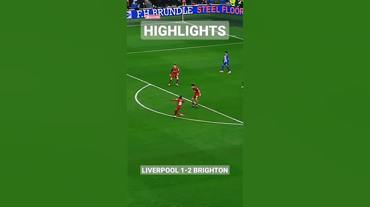 Highlight liverpool 1-2 Brighton #footballshorts