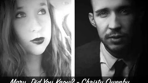 Mary Did You Know  Christy Owenby