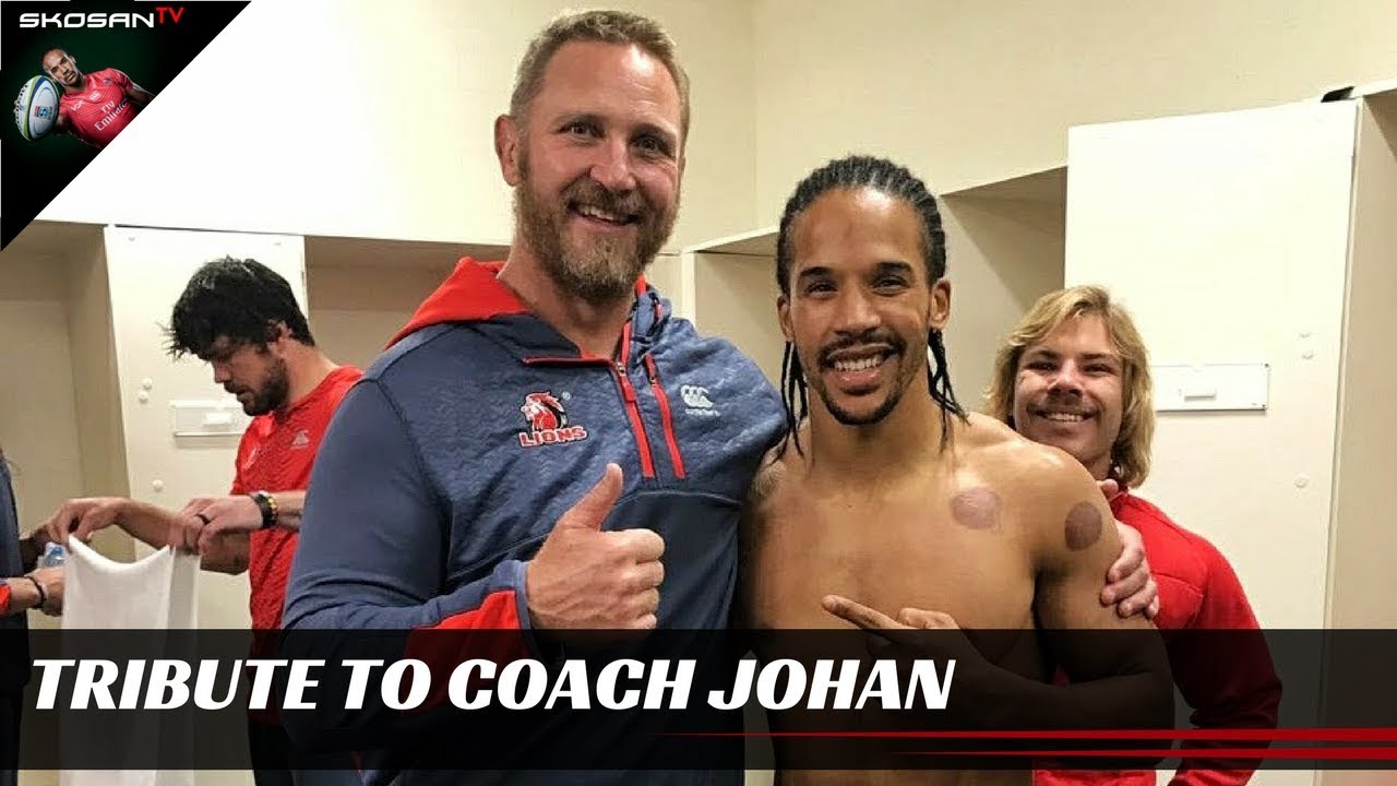 Tribute to Lions Coach Johan Ackermann | Courtnall Skosan