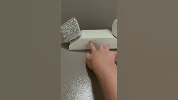 Testing a commercial electric generic LED emergency light