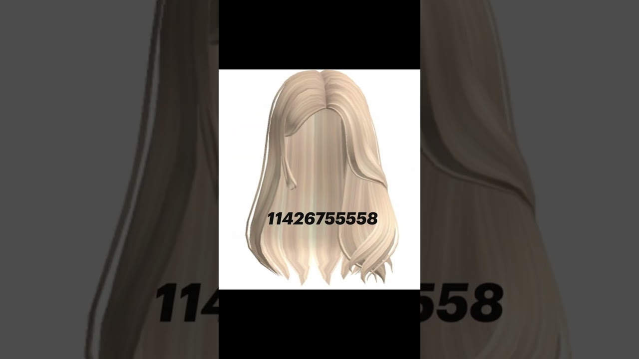 CapCut id de cabelos loiros feminino no brookhaven♡, cabelo