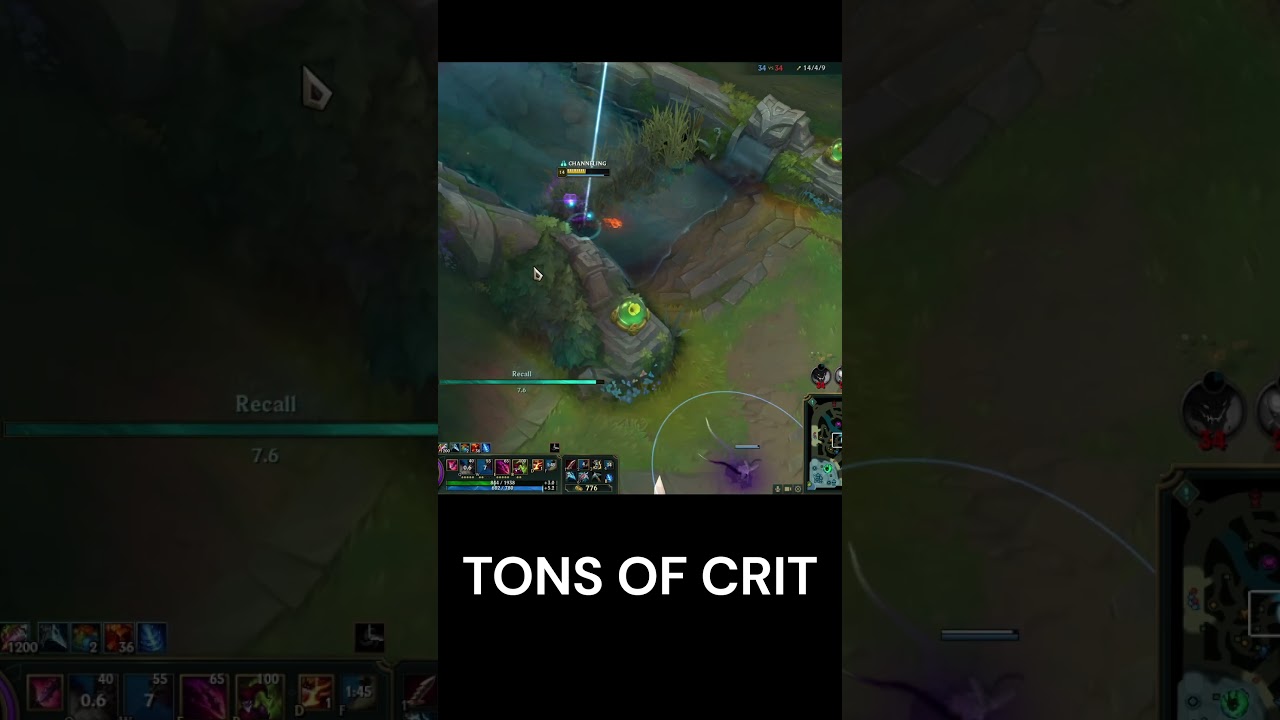 TONS OF CRIT LEAGUE OF LEGENDS 