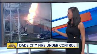 2-alarm fire destroys commercial building in Dade City
