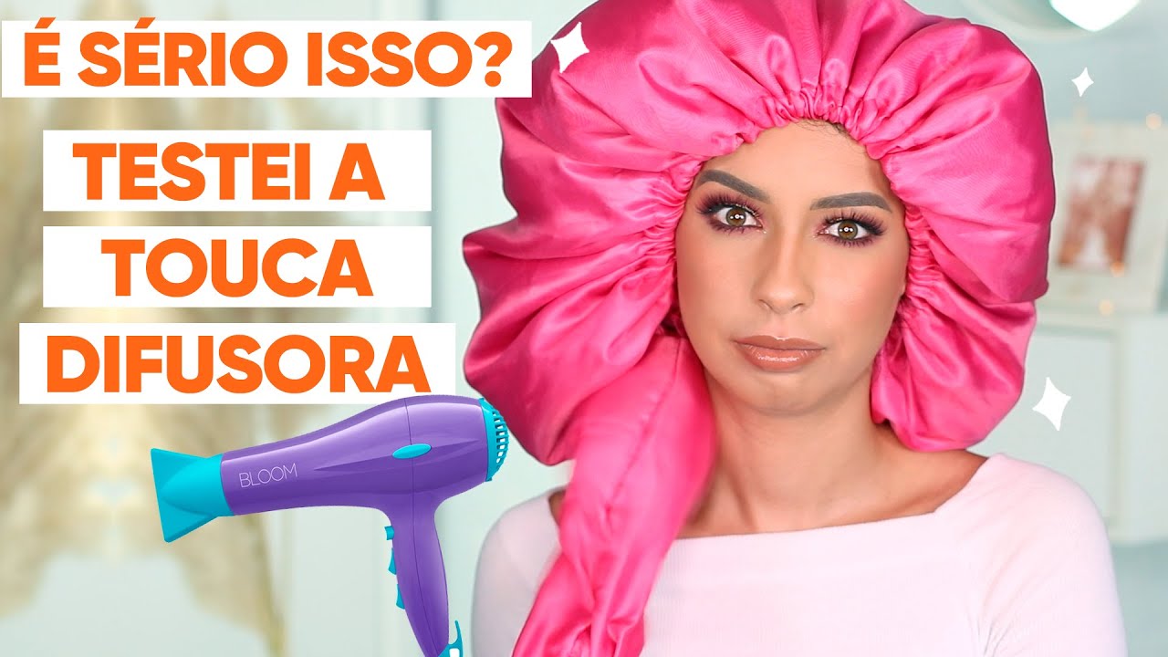 CACHOS SEM FRIZZ? TESTEI A TOUCA DIFUSORA DE CETIM | JULIANA LOUISE
