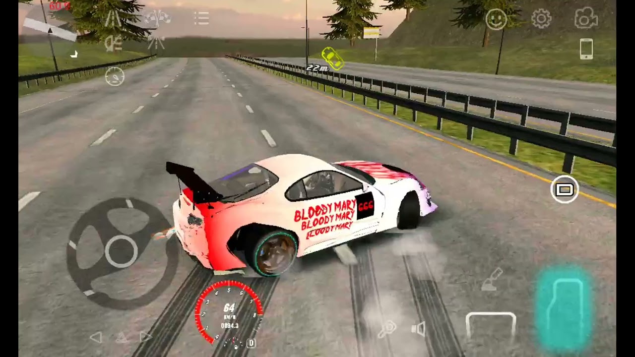 Bro trying to drift for 1000m 