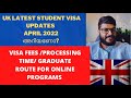 UK Student Visa Update April 2022 Malayalam