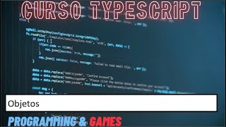 Curso TypeScript: Objectos