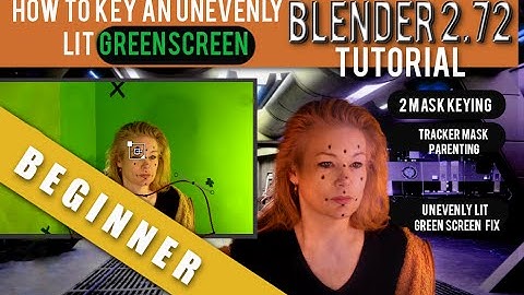 How To Key An Uneven Green Screen In Blender 2.72b