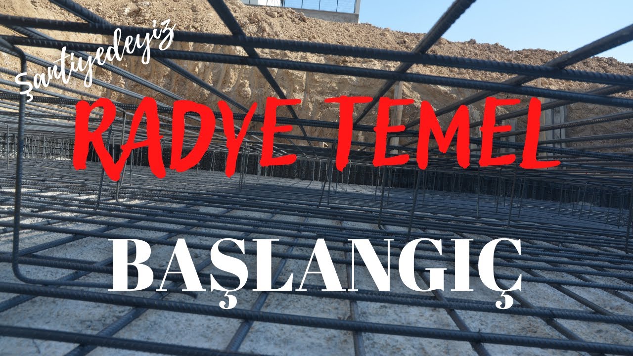 #11 Radye Temele Başlıyoruz | Statik Projeden Okuma/Alt Donatı Demiri Şantiyedeyiz
