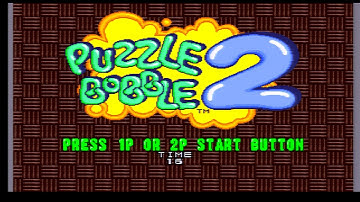 Puzzle Bobble 2 MVS Longplay (Puzzle+Arcade Mode) by Ryu Hoshi