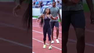 Childhood and Adulthood: US Flash Sha Carri Richardson Winning World Championship #shorts