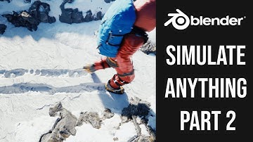 Tutorial: Creating Snow Footstep Simulations in Blender | Simulate anything Part 2