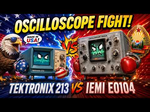 How Bad Was This Romanian Oscilloscope? IEMI E0104 vs Tektronix 213