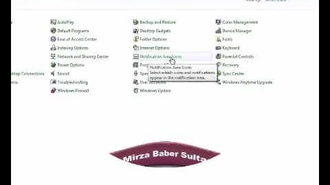 How to show and hide icon from notification area