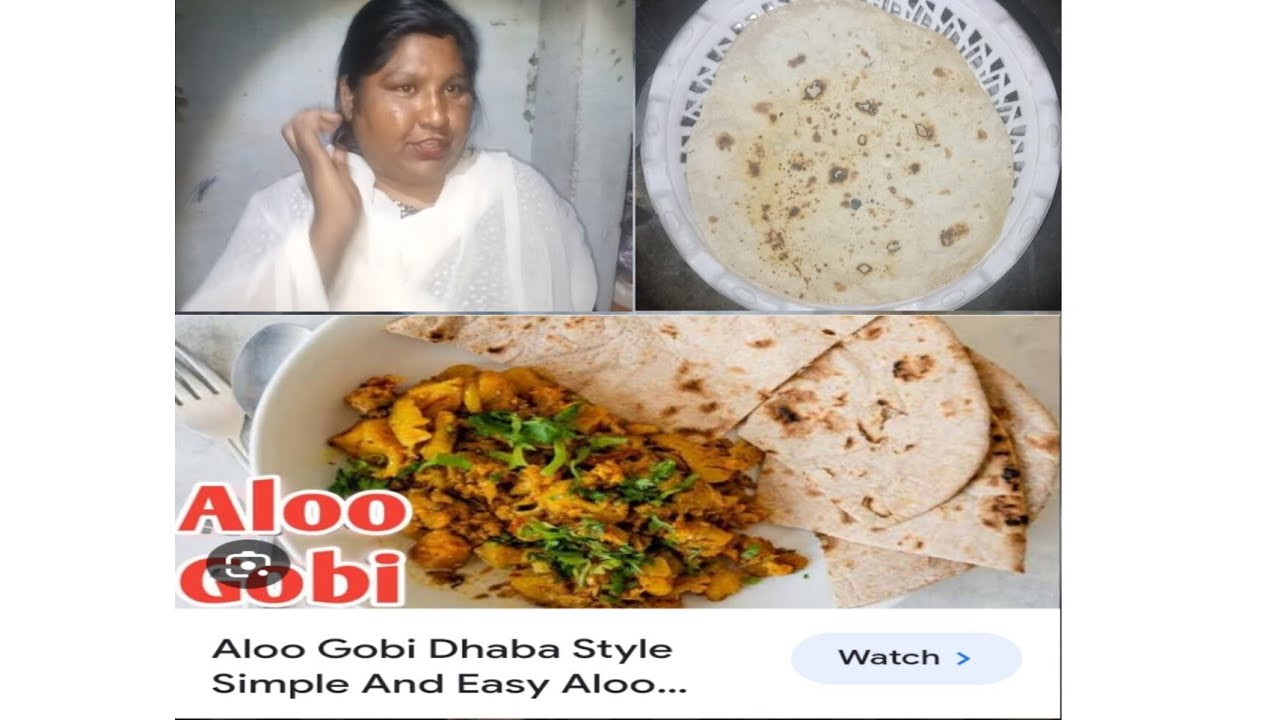 aalu gobhi roti aalu gobhi roti Uzmaravivlog 🌹😜🍲😜👌 - YouTube