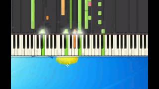 Across the lines   Chapman Tracy [Piano tutorial by Synthesia]
