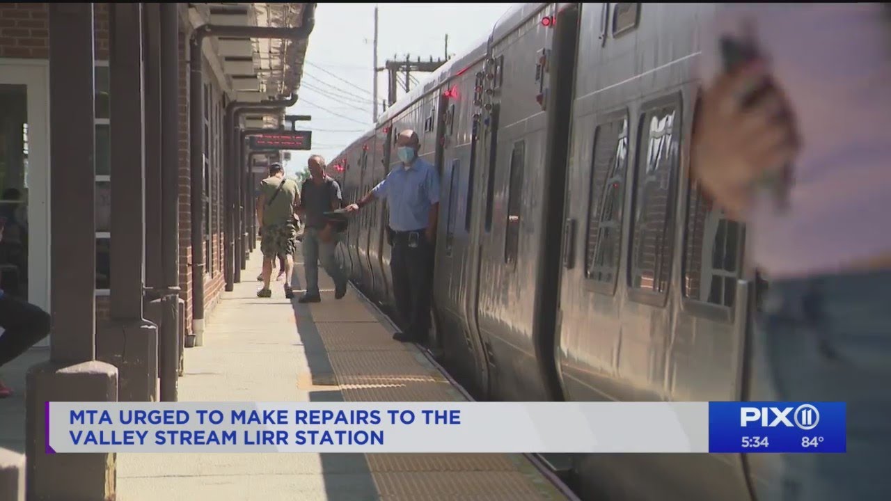 MTA urged to make repairs to Valley Stream LIRR station YouTube