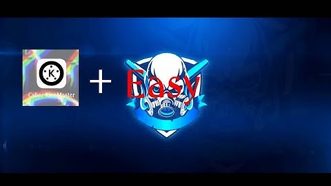 Glitch Logo intro reveal kinemaster tutorial