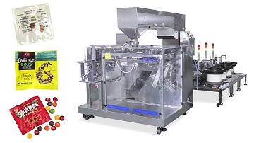 Horizontal Mixed Nuts Premade Pouch Packing Machine With Multiple Vibration Disks