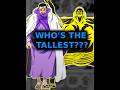 Who's the biggest admiral in One Piece?