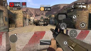 Dead Trigger 2 - Mac M1931(Machine Gun) Gameplay