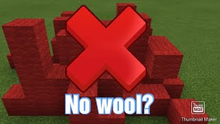 Me and my sister try the 'no wool challenge' in Minecraft BedWars