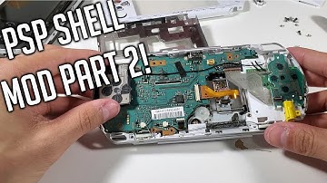 PSP White Housing Mod Part 2 - VLOG - Disassembly - Playstation Portable 1000 (Phat) Mods